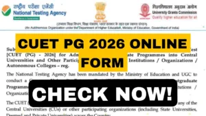 CUET PG 2026 Online Form